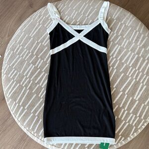 Black and White Women's Dress